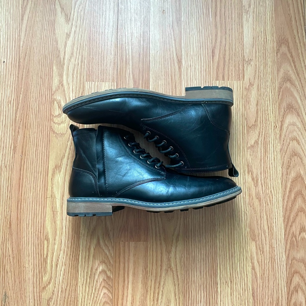 Steve Madden Black Leather Boots